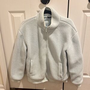 Women’s Sherpa Bomber Jacket - Cream